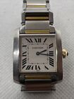 Cartier Tank Ladies Francaise 2301 18K Yellow Gold & Stainless Steel Small