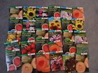 New ListingGarden Burpee Flower / Vegetable Seeds Lot of 30 Assorted Packs Dated 2019