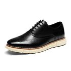 Men's Dress Sneakers Casual Oxford Formal Lightweight Shoes Wide Size