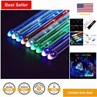 LED Light Up Drum Sticks - 15 Color Changing, Rechargeable, with Storage Bag