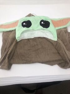 Star Wars Hooded Poncho Bath Beach Towel Grogu Baby Yoda