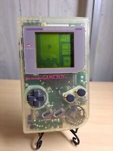 Nintendo Game Boy Original Clear Play it Loud Handheld System DMG-01 (Tested)