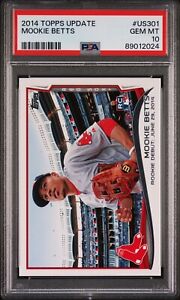 New Listing2014 Topps Update Mookie Betts #US-301 PSA 10 Rookie