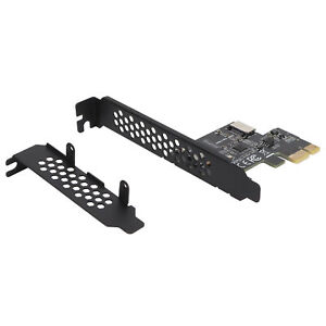(Black) PCI-E To USB3.2 GEN1 Front USB C Expansion Card 5Gbps Type E BEA