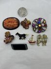 Mixed Lot Of Costume Jewelry Pins