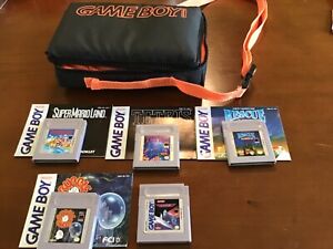 New ListingOriginal gameboy games lot of 5 with instructions and Game Boy Case