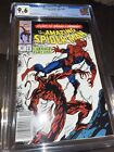 Amazing Spider-Man 361, 1st Appearance Carnage, Newsstand Variant CGC Graded 9.6