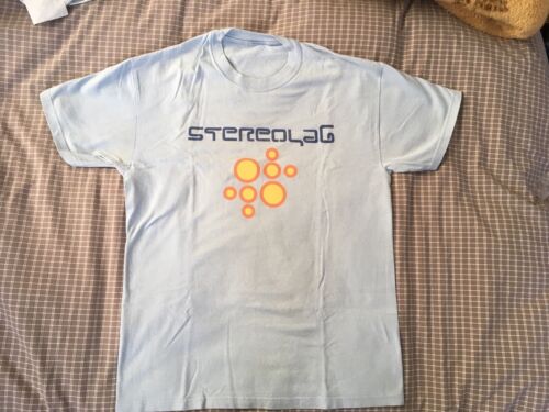 Vintage distressed Stereolab Dots And Loops Shirt M Yo La Tengo Sonic Youth Pram