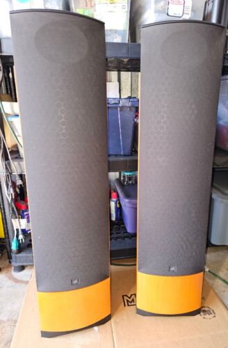 Pair Martin Logan Montage High-Performance 2-Way Thin Film Tower Speakers GREAT
