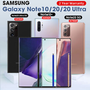 🔥NEW Samsung Galaxy Note 10+/Note20/ Note 20 Ultra 5G GSM+CDMA Unlocked 2Yr Wty