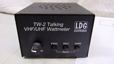 New ListingLDG TW-2 VHF/UHF 0-200 Watt TALKING Watt & SWR Meter Just Calibrated on 2Meters