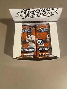 PANINI ABSOLUTE 2022 NFL FOOTBALL CELLO FAT PACK (12 SEALED PACK) BOX