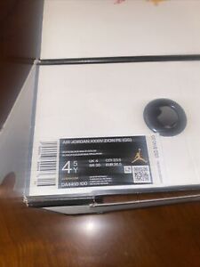 Nike Air Jordan  Xxxiv Zion White/black -multi Color 4.5 Y