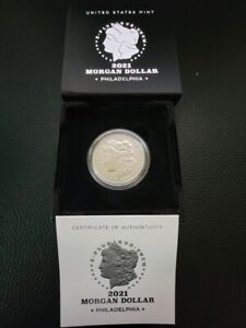 2021-P Morgan Silver Dollar Mint, 100 year commemorative, 1921 Last Made