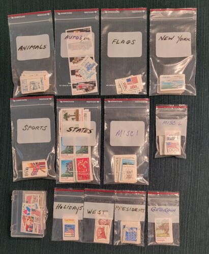 Unused USA Stamp Lot $125 Face Value. Good stamps to use.