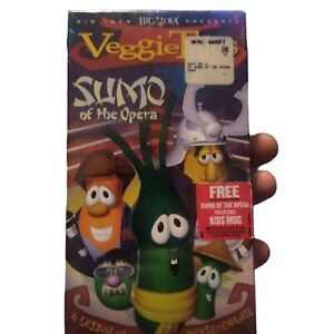 Rare VeggieTales Sumo of the Opera 2004 VHS Tape New Sealed VeggieTales HTF