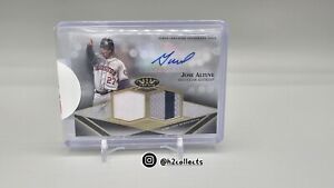 2022 Topps Tier One Jose Altuve Auto /25 Game Used Jersey Patch Relic Astros