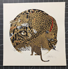 Tyler Stout Panthrium Gold Leopard Cheetah Panther Signed