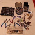 neckless bracelet  Bead Lot Jewelry Making Crafts Beads Findings PLUS Tools WOW