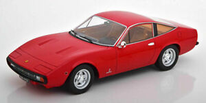 KK SCALE MODELS 1971 Ferrari 365 GTC4 Red /Brown Interior LE 750 pcs 1:18*New!