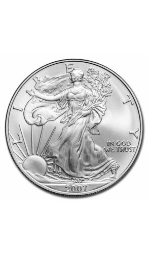 2007 American Eagle Silver Dollar, 1 OZ Silver