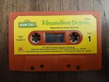 A Sesame Street Christmas Cassette Tape