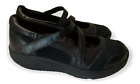 Skechers Shape Ups 24868 Hyper Walking Toning Shoe Sz 7.5 Mary Jane Black Suede