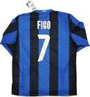 Authentic Figo Inter Milan soccer Jersey shirt Long Sleeve 08/09 #7 Size XL