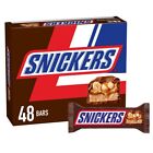 SNICKERS Singles Size Chocolate Candy Bars 1.86-Ounce Bar 48-Count Box