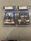 Resident Evil 2  And 3 - Sony PlayStation 4 Wata Graded 9.8 A+