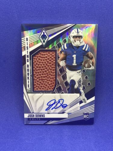 New Listing2023 Phoenix Josh Downs Rising Rookie Football Patch Auto #d /199 RPA RC colts