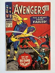 AVENGERS #35 1966 2nd appearance of the Living Laser! Silver Age FN/VG for  CGC