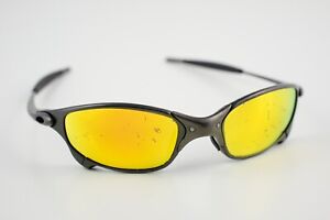 Oakley Juliet Carbon Black/Fire Iridium Sunglasses