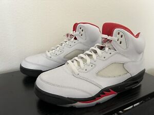 Size 11.5 - Jordan 5 Retro Mid Fire Red, 100% NEW No box