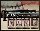 Antigua & Barbuda 2012 - R.M.S. 100th Anniversary Titanic - Sheet of 4 - MNH