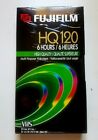 Fujifilm HQ120 VHS 6 Hours New Sealed High Quality Free Shipping