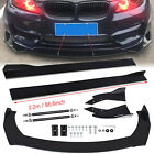 For 3 Series E30 E46 Front Bumper Lip Chin Spoiler Splitter Body Kit+Side Skirt (For: BMW)