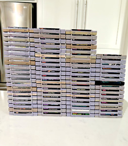 Super Nintendo SNES Authentic Video Games Collection (A-K) *Pick and Choose*