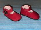 Red Faux Suede Butterfly Ankle Strap Shoes Fits 23” Poseable My Twinn Doll NEW