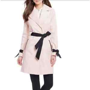 Antonio Melani Pink Trench Coat Size M