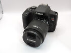 Canon EOS Rebel T6i, 24.2MP body with 18-55mm lens, with charger