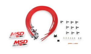 MSD 31229 8.5mm Super Conductor 8 Cyl Universal Spark Plug Wire Set 90 Deg HEI