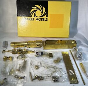 Sunset Models Brass HO Scale Steam Engine & Tender PRR K-4 4-6-2 Unassembled Kit