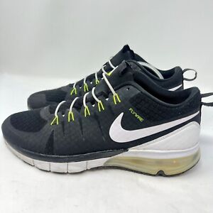 Nike Men's Air Max TR180 FLYWIRE 723972-017 Black Running Shoes Sneakers Black W