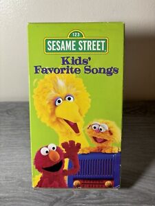Sesame Street VHS Tape Kids Favorite Songs Children’s Video