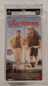 Rare 1990 THE GREAT OUTDOORS-JOHN CANDY-AYKROYD-Sealed VHS-Case 8 Seal 8.5 IGS