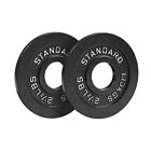 Steel Olympic Plates 2.5LB Pair - Premium Coated 2x 2.5lbs. Weights for 2in Bars