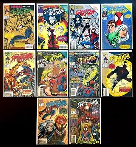 AMAZING SPIDER-MAN Lot: 10 Issues #390, 391, 393-395, 397, 399, 401-403