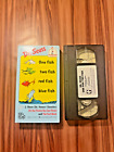 Dr. Seuss One Fish Two Fish Red Fish Blue Fish VHS 1992 Kids Family Foot Book