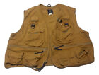 Vintage Columbia Fishing Vest Men's Large Brown Outdoor Gear N8